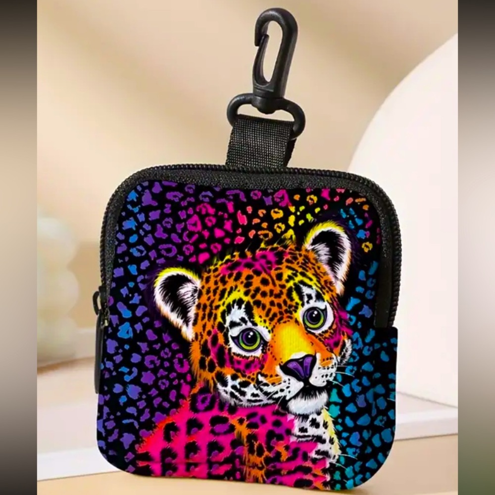 BNWT!🌞 Rainbow Leopard Wallet! 🐯🌈🩷